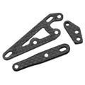 AX30753 Carbon Fiber F/R Servo Mounts/Steering Arm XR10 Original Garansi Material Carbon Fiber