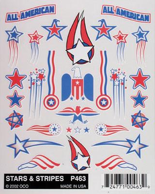 P463 Stars & Stripes Decal Original Garansi Jenis Aksesori Stiker Kustom